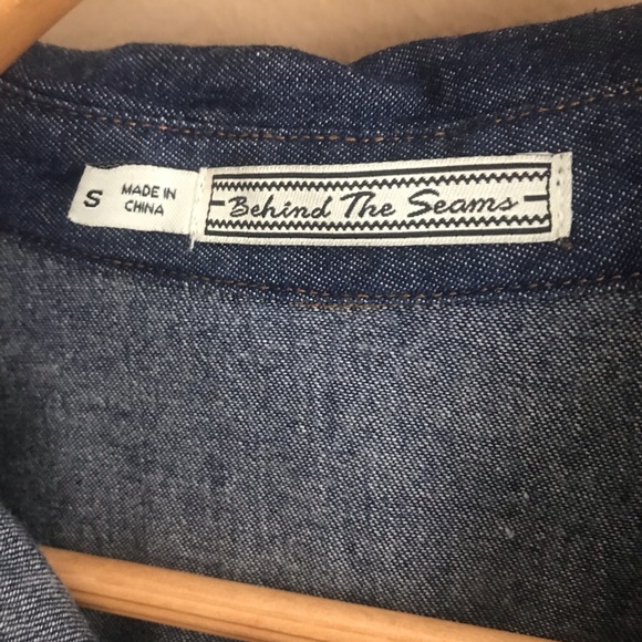 Behind the Scene Denim Dress Size Small - Picture 4 of 5
